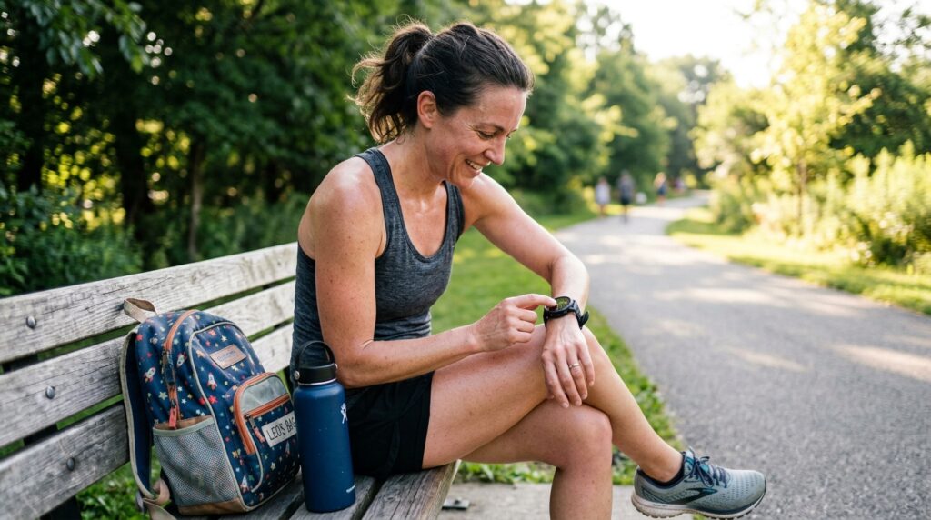 smartwatch heart rate tracking for zone 2 running for moms