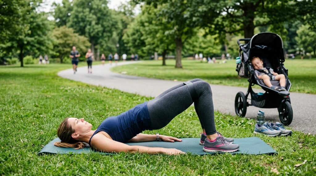 weekly strength training plan for busy running moms