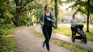 zone 2 running for moms at an easy morning pace